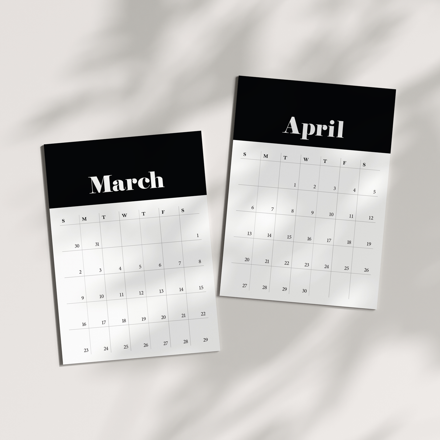2025-Retro-Calendar-Sheets-Main-Image-Portrait-Black