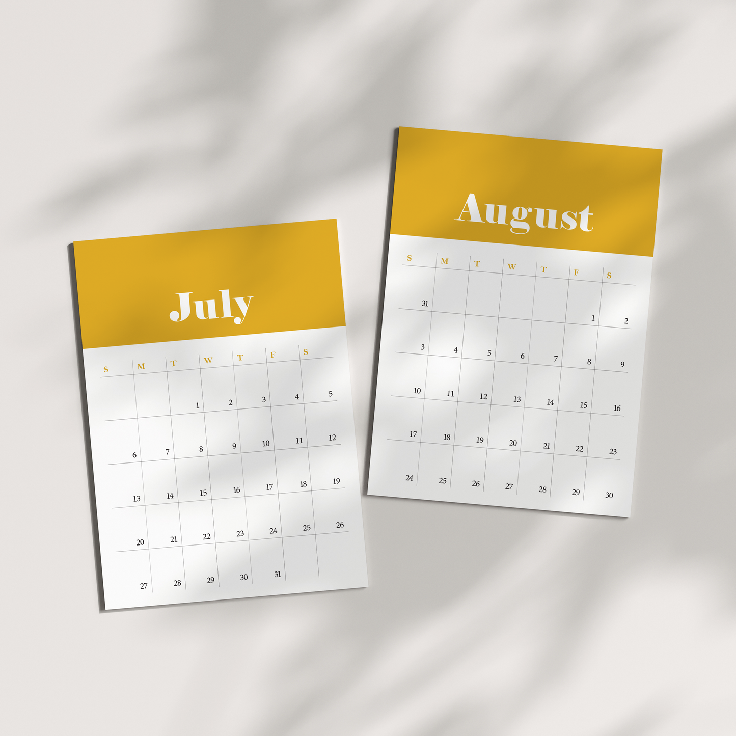 2025-Retro-Calendar-Sheets-Main-Image-Portrait-Mustard