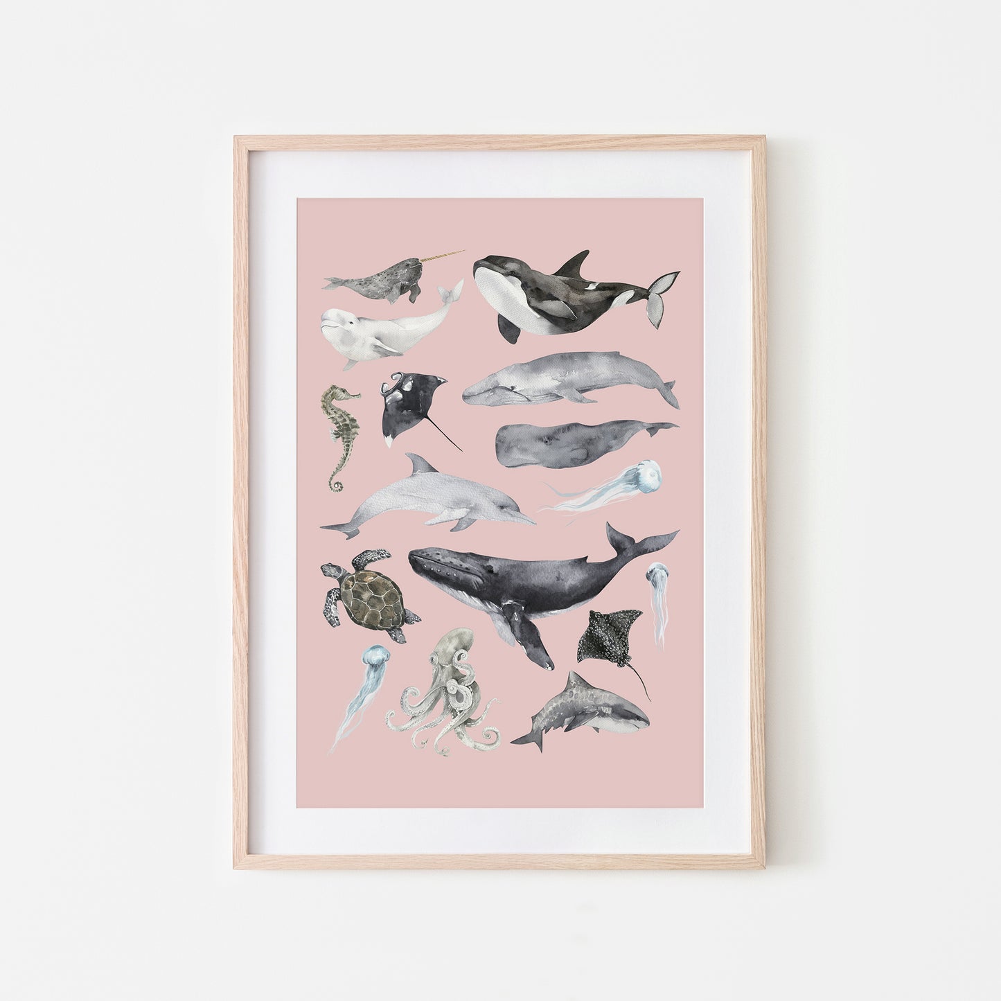 Aquatic-Watercolor-Sea-Creatures-in-Blush-Pink-Website-Main-Image