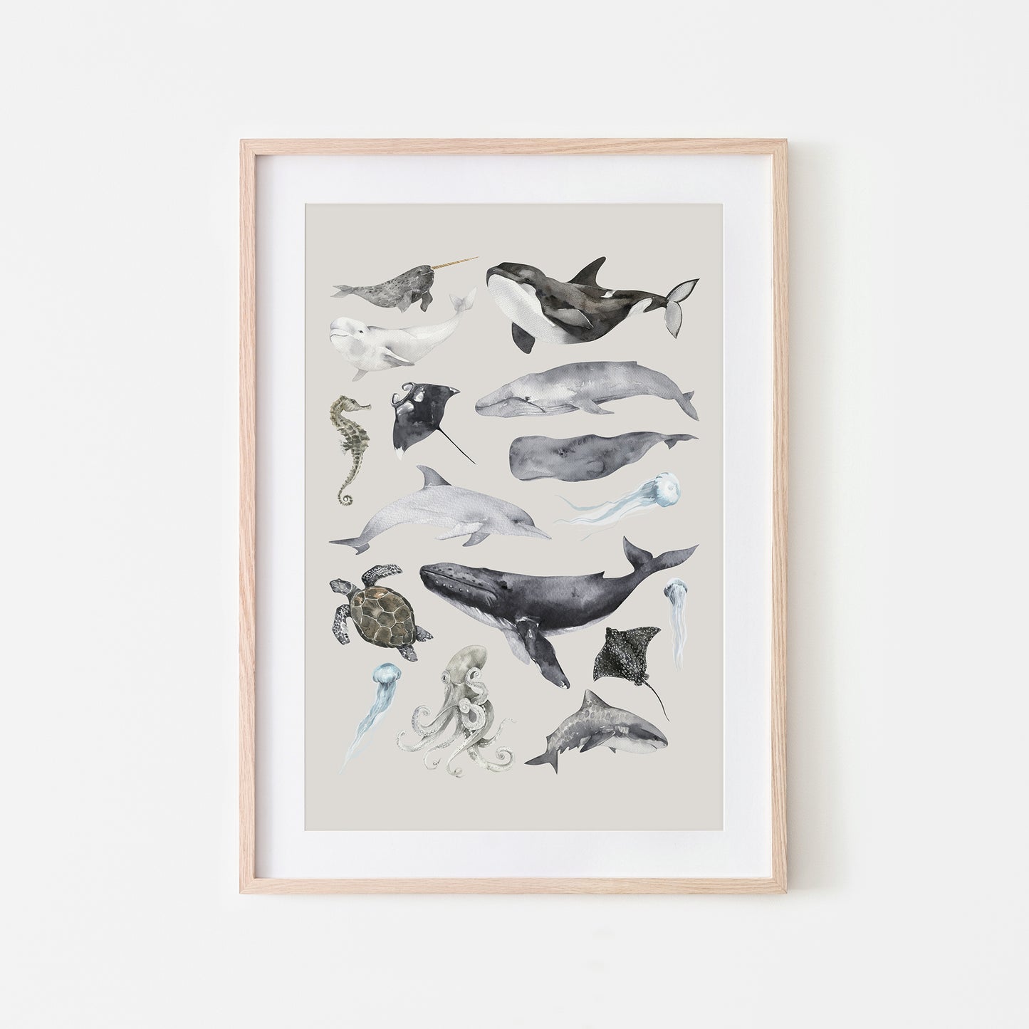 Aquatic-Watercolor-Sea-Creatures-in-Linen-Website-Main-Image