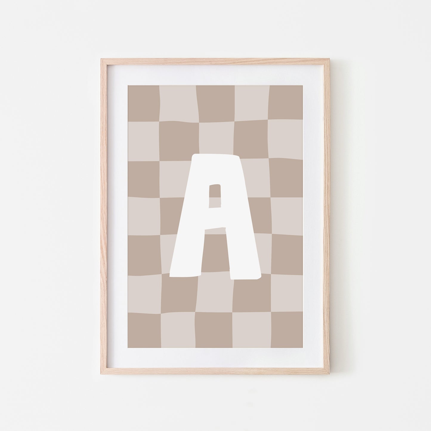Checkered-Letters-Alphabet-Poster-Print-Letter-A-in-Truffle