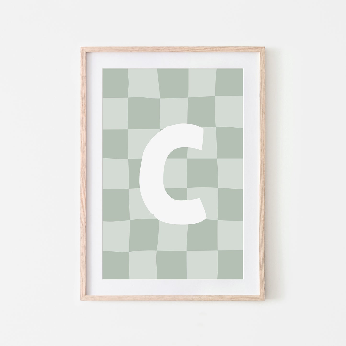 Checkered-Letters-Alphabet-Poster-Print-Letter-C-in-Mist