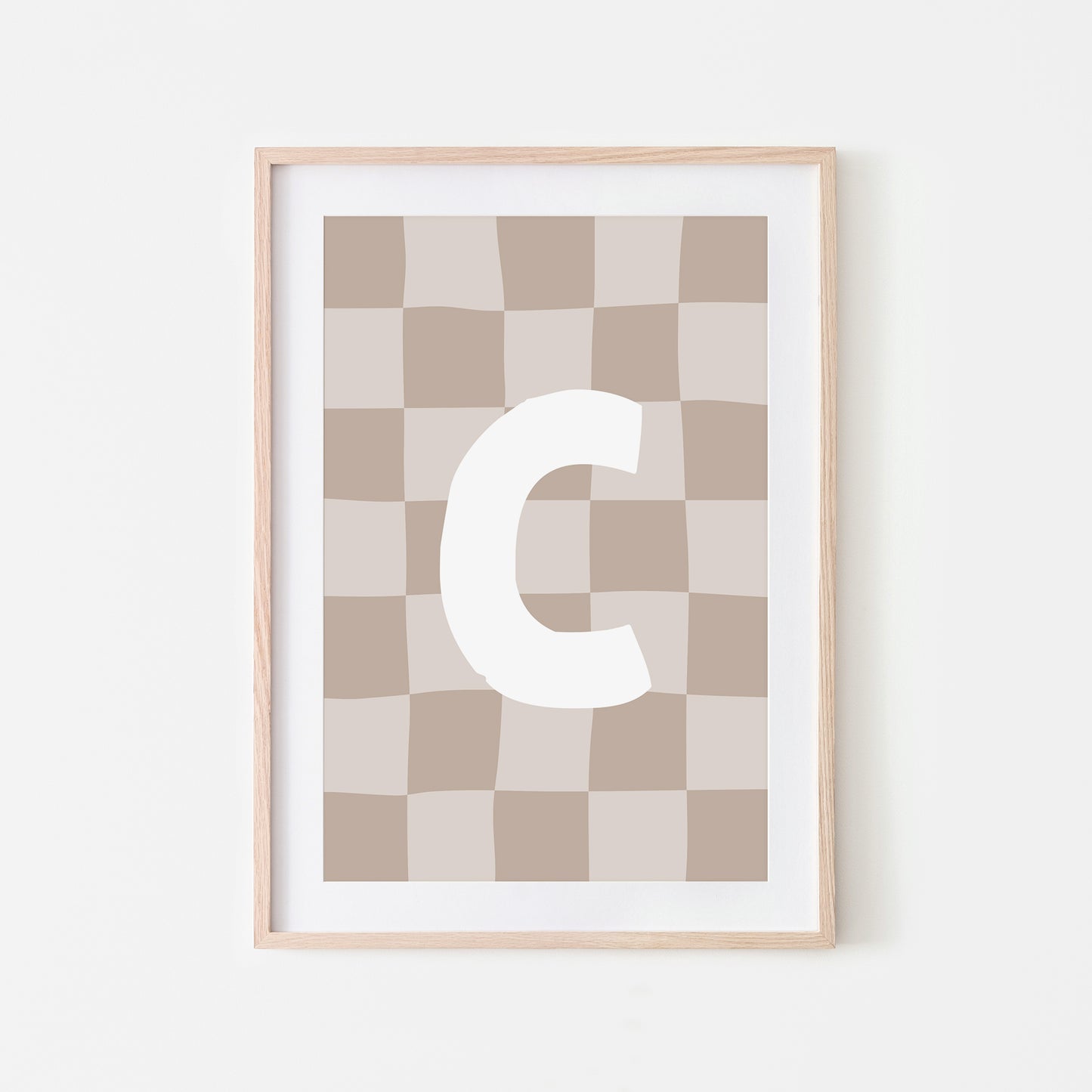 Checkered-Letters-Alphabet-Poster-Print-Letter-C-in-Truffle