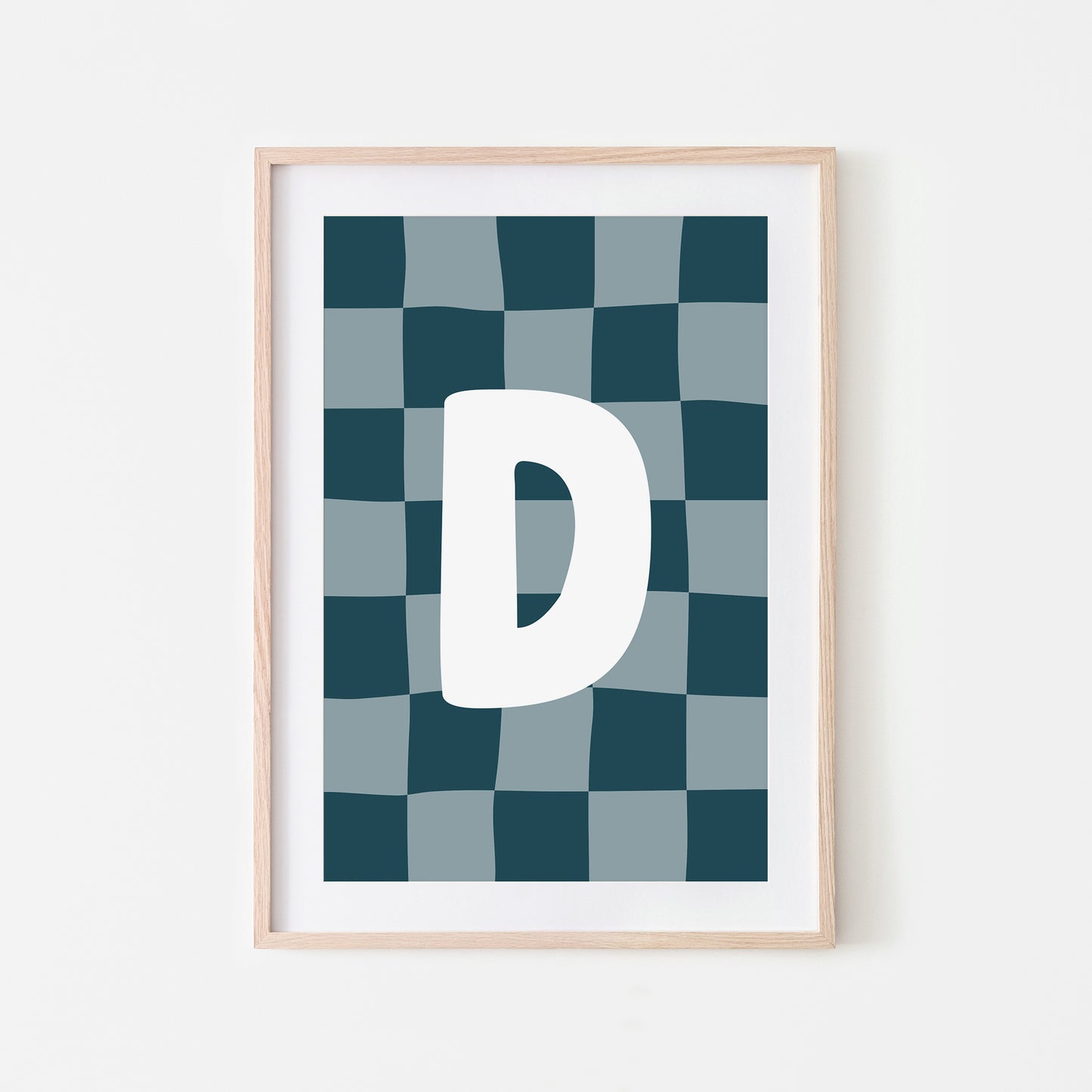 Checkered-Letters-Alphabet-Poster-Print-Letter-D-in-Navy