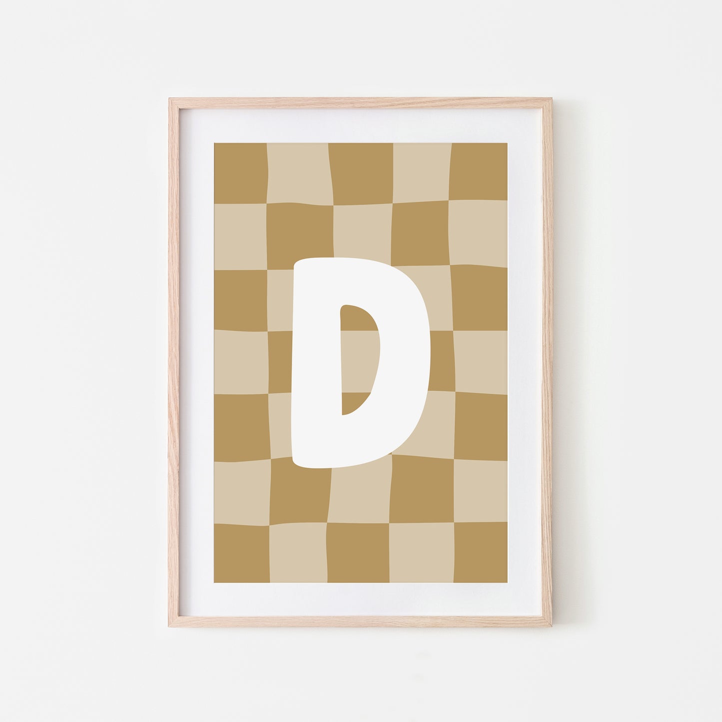 Checkered-Letters-Alphabet-Poster-Print-Letter-D-in-Wheat