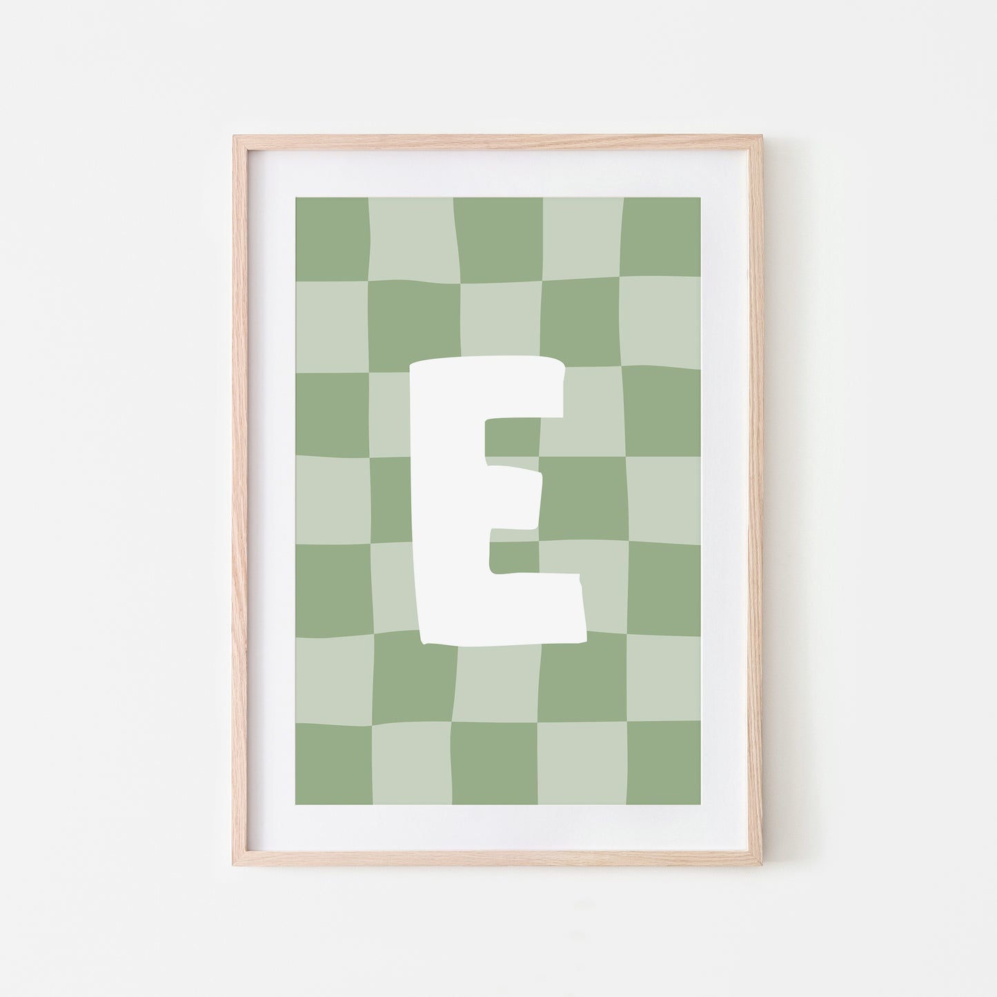 Checkered-Letters-Alphabet-Poster-Print-Letter-E-in-Sage