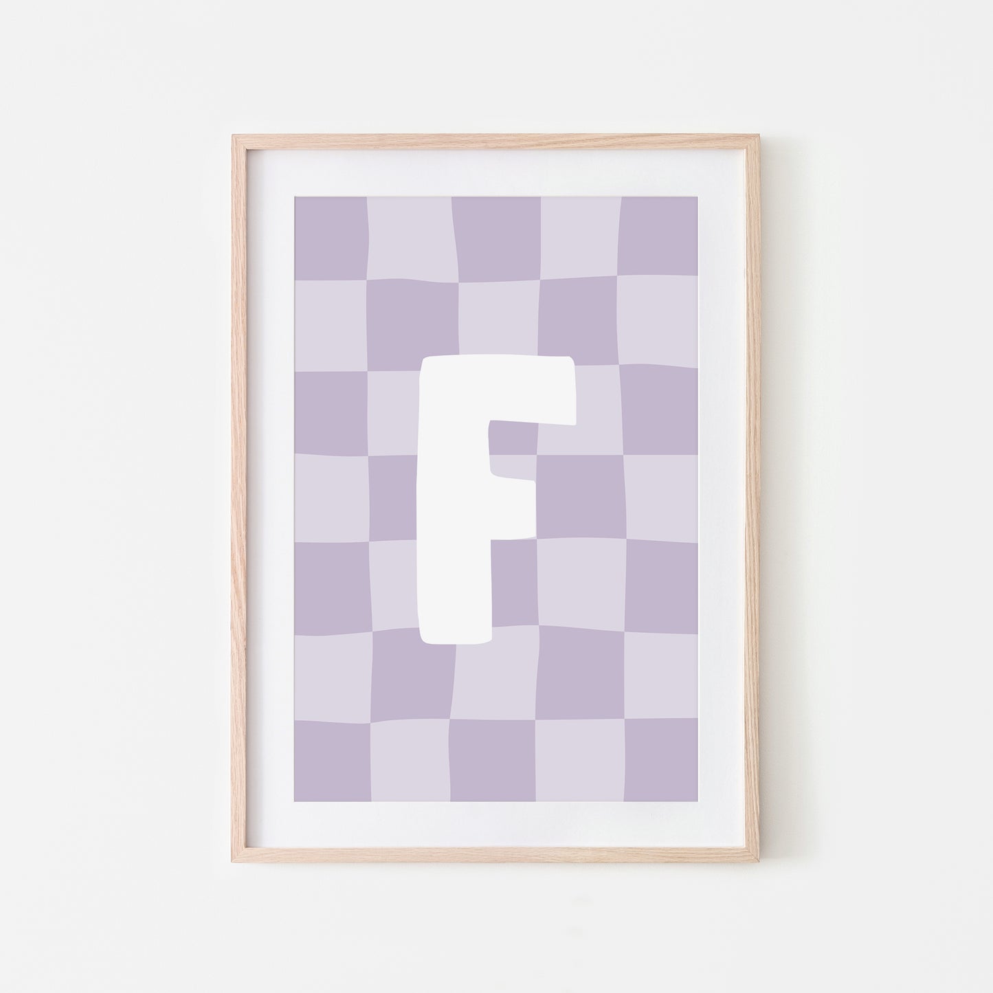 Checkered-Letters-Alphabet-Poster-Print-Letter-F-in-Lavender