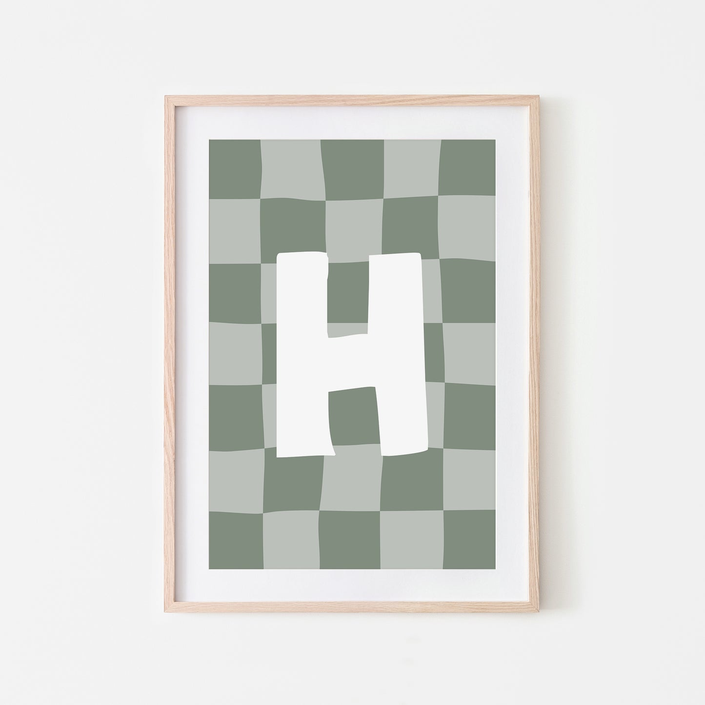 Checkered-Letters-Alphabet-Poster-Print-Letter-H-in-Eucalyptus