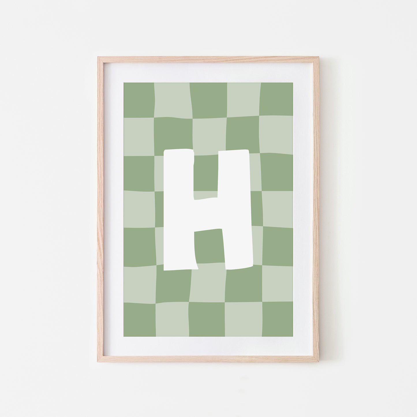 Checkered-Letters-Alphabet-Poster-Print-Letter-H-in-Sage