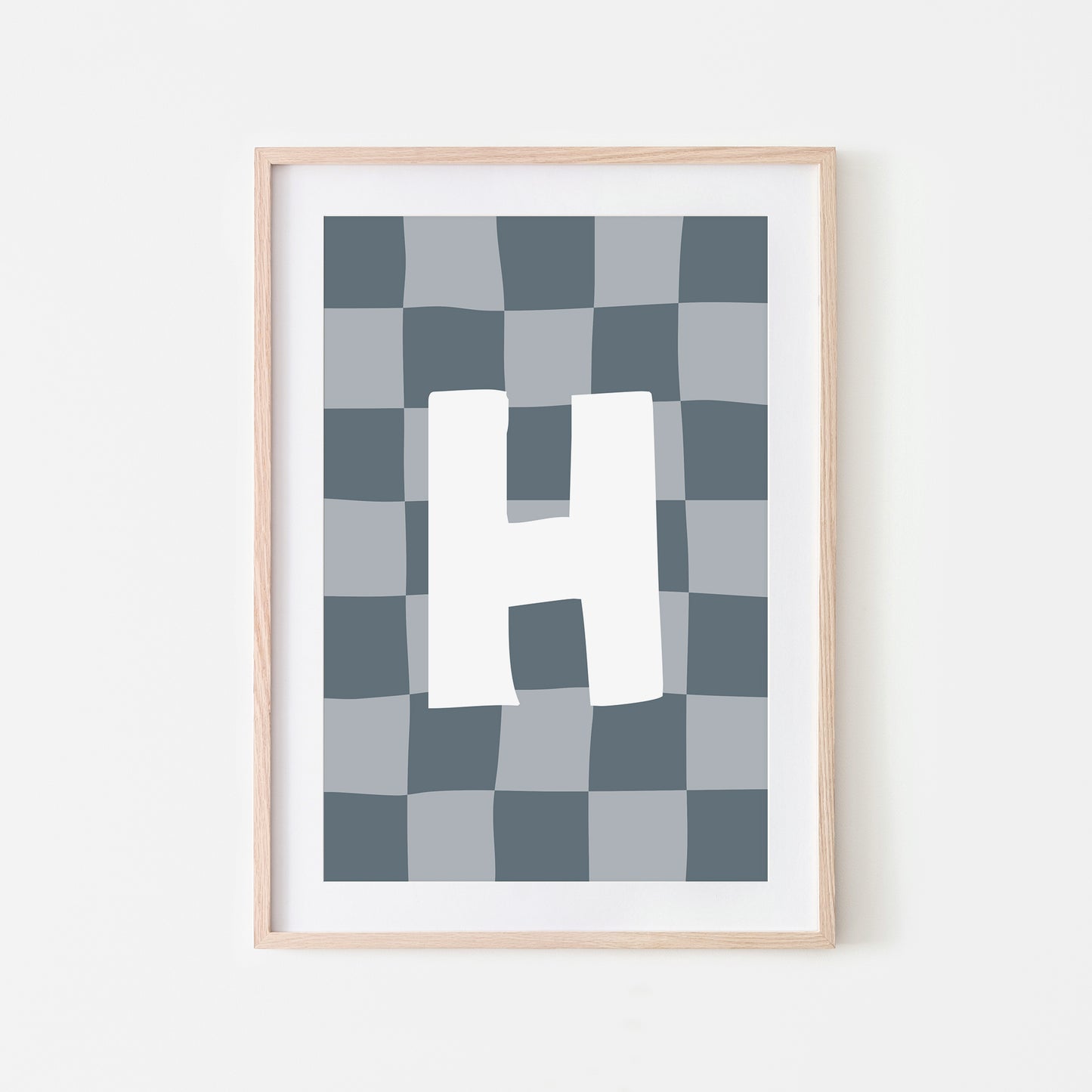 Checkered-Letters-Alphabet-Poster-Print-Letter-H-in-Sky