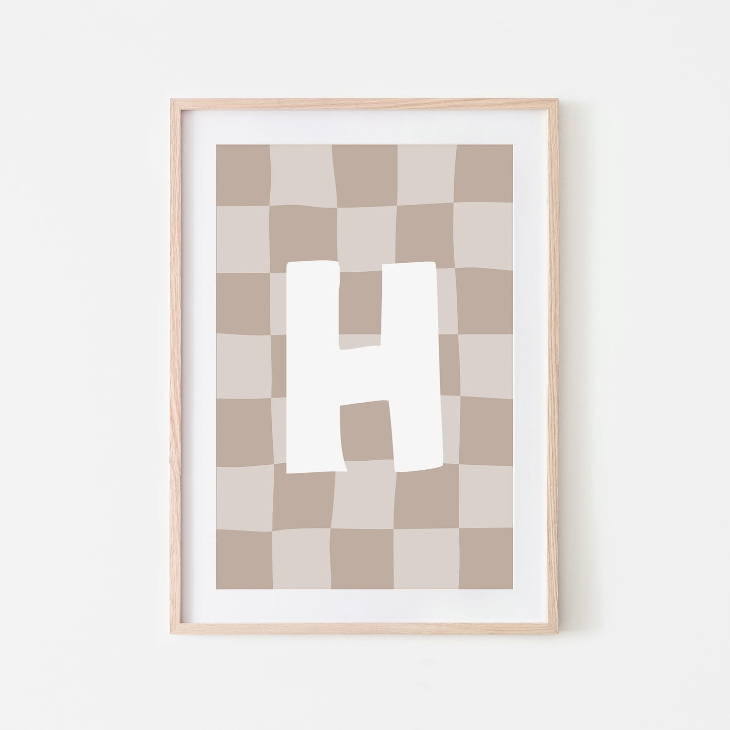 Checkered-Letters-Alphabet-Poster-Print-Letter-H-in-Truffle