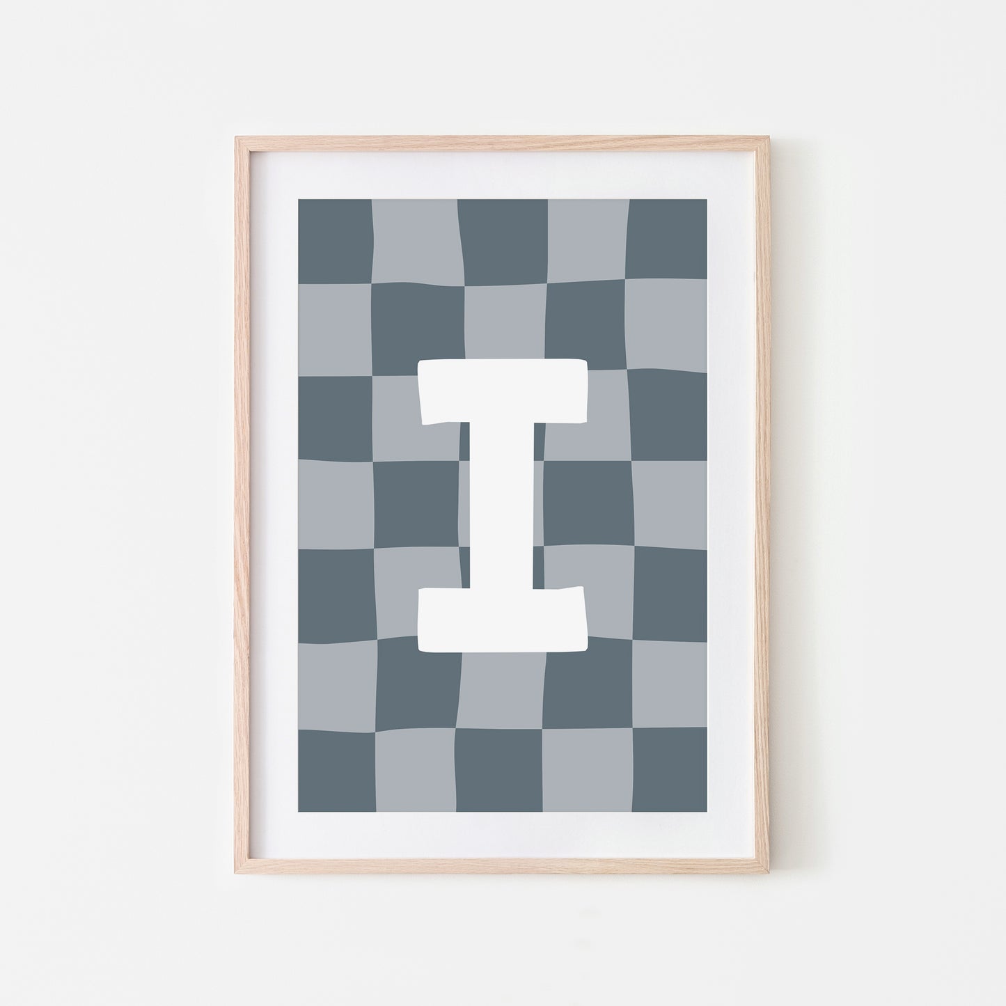 Checkered-Letters-Alphabet-Poster-Print-Letter-I-in-Sky