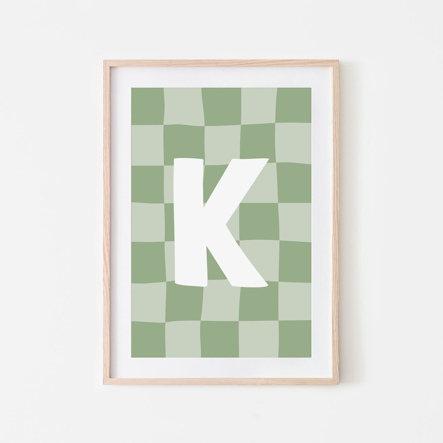 Checkered-Letters-Alphabet-Poster-Print-Letter-K-in-Sage