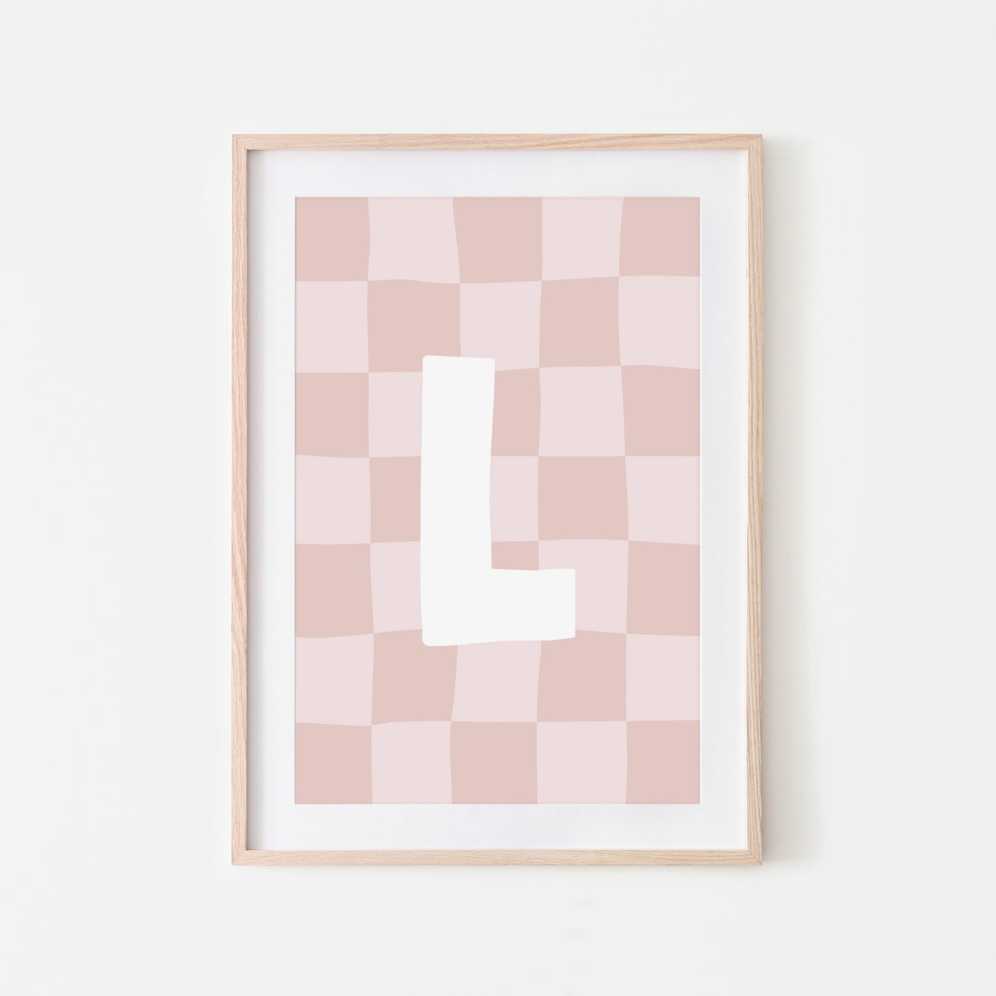 Checkered Letters (Digital) H - N