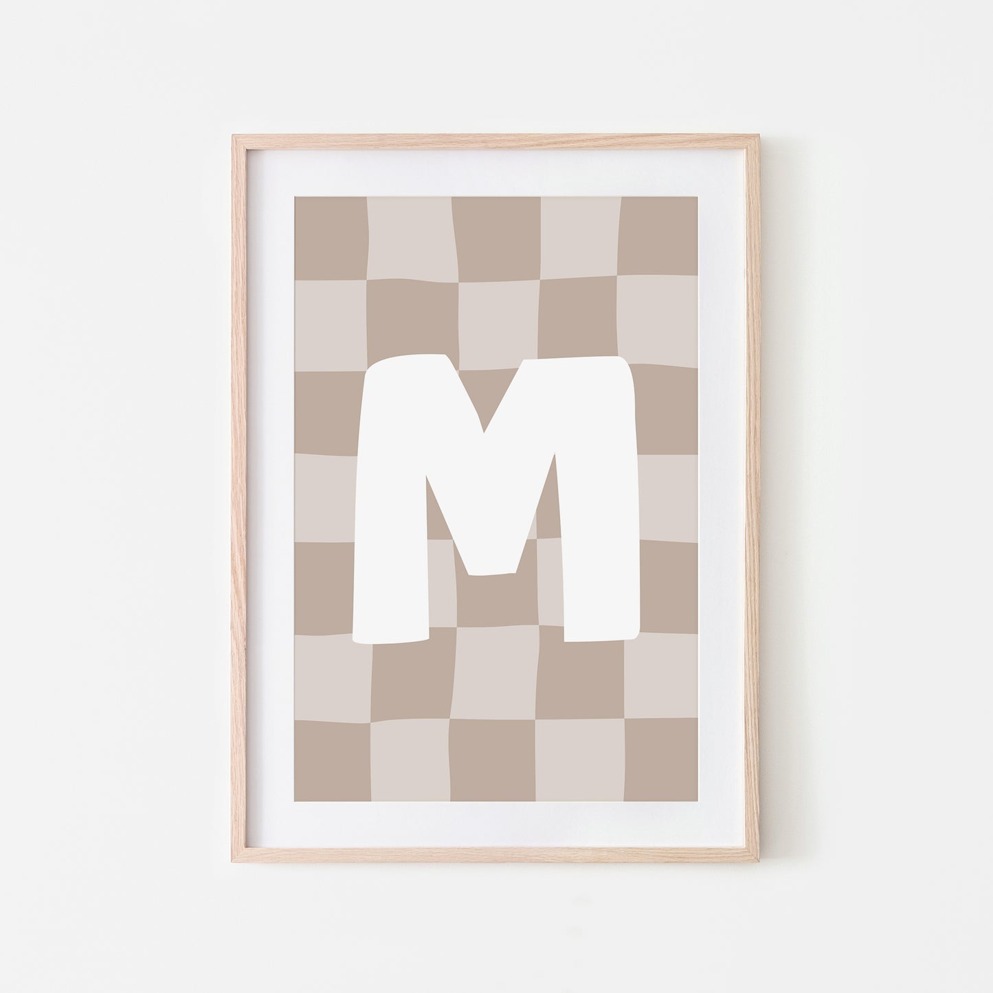 Checkered-Letters-Alphabet-Poster-Print-Letter-M-in-Truffle