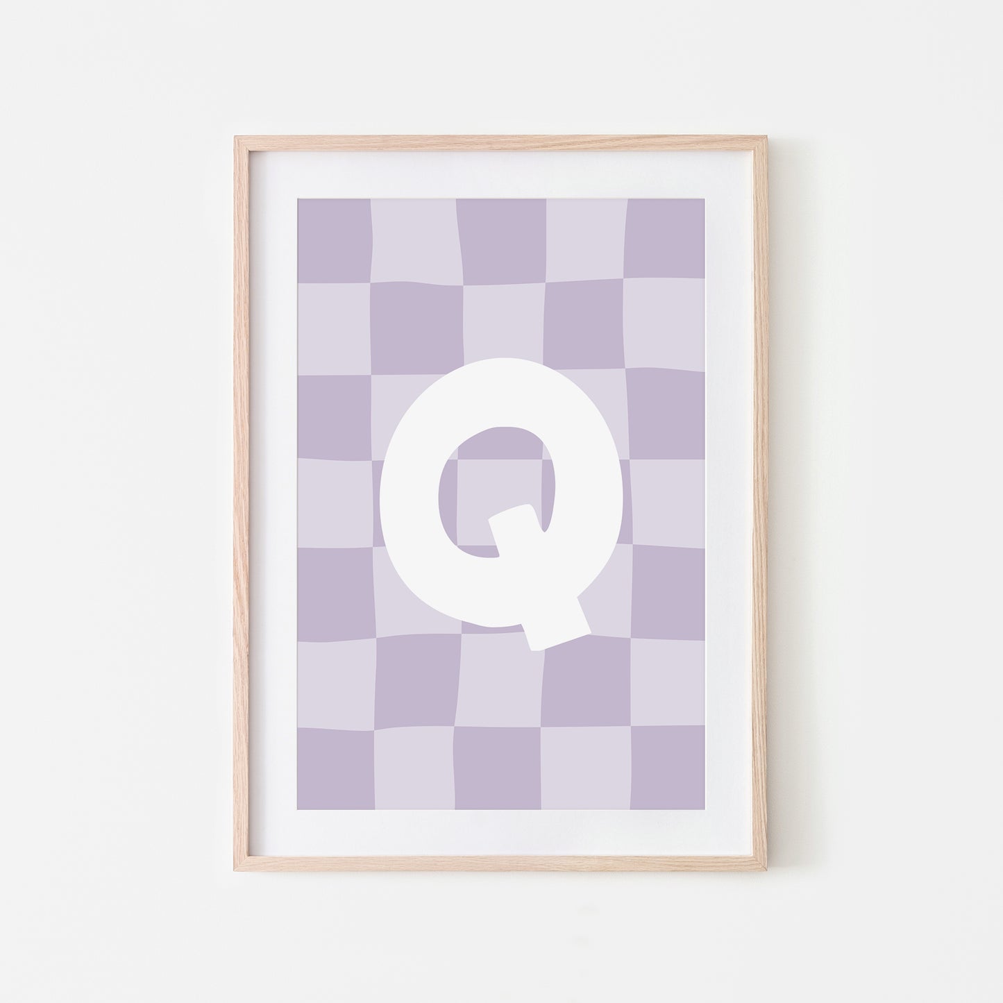 Checkered-Letters-Alphabet-Poster-Print-Letter-Q-in-Lavender