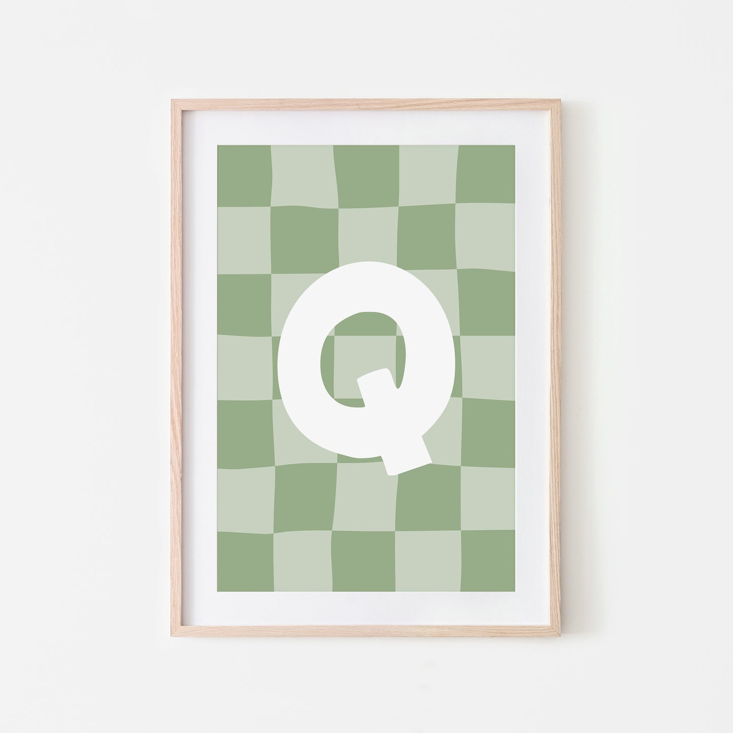 Checkered-Letters-Alphabet-Poster-Print-Letter-Q-in-Sage