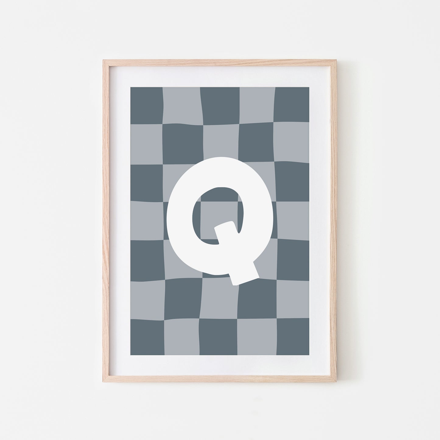 Checkered-Letters-Alphabet-Poster-Print-Letter-Q-in-Sky