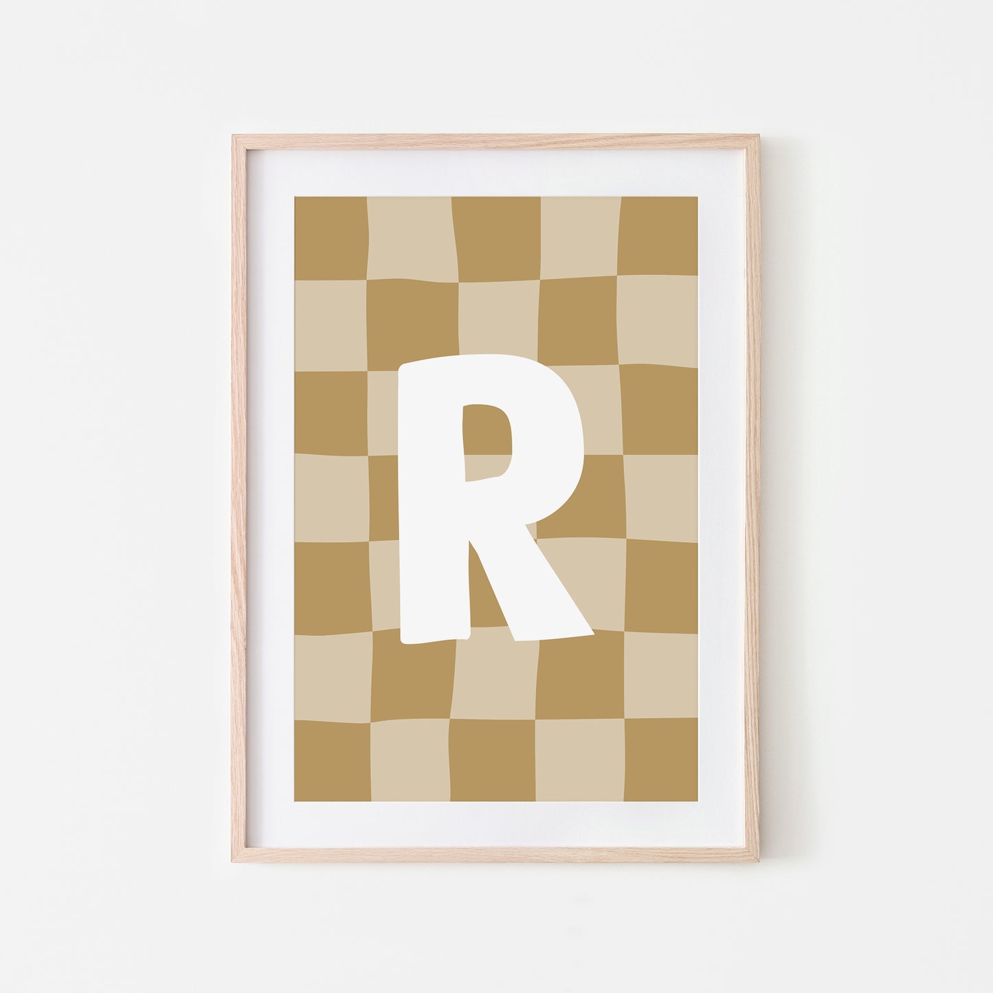 Checkered-Letters-Alphabet-Poster-Print-Letter-R-in-Wheat