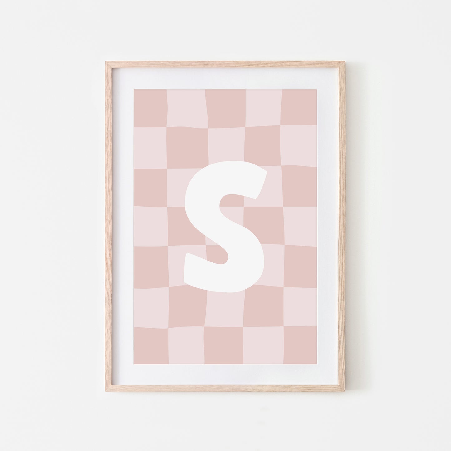 Checkered-Letters-Alphabet-Poster-Print-Letter-S-in-Blush