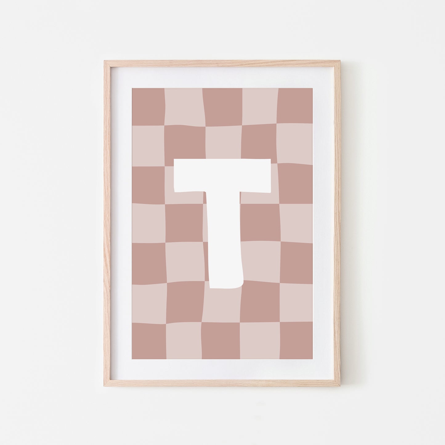 Checkered-Letters-Alphabet-Poster-Print-Letter-T-in-Rose