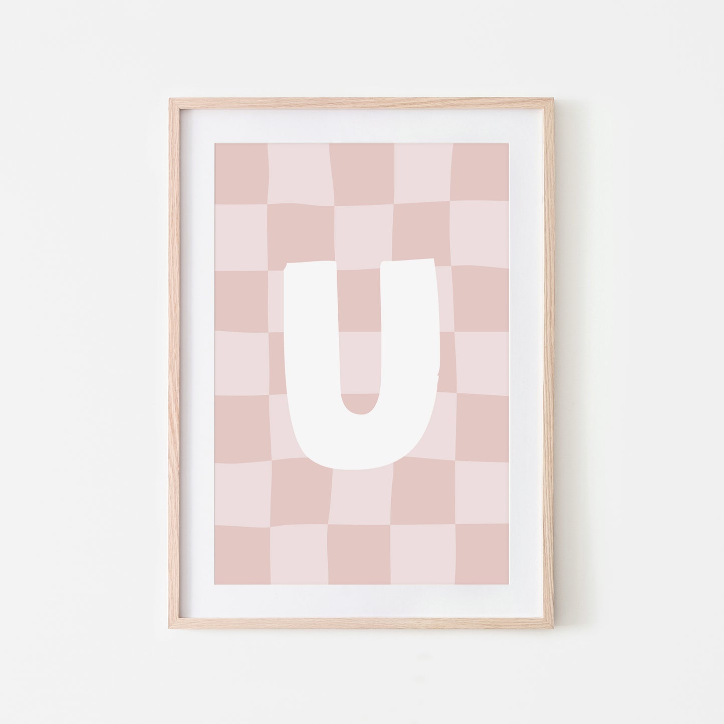 Checkered-Letters-Alphabet-Poster-Print-Letter-U-in-Blush