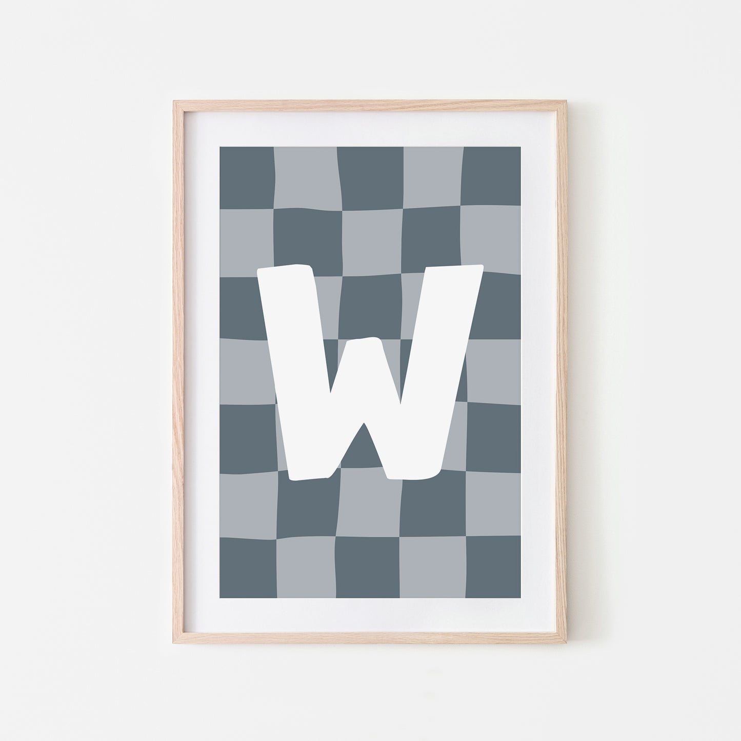 Checkered-Letters-Alphabet-Poster-Print-Letter-W-in-Sky