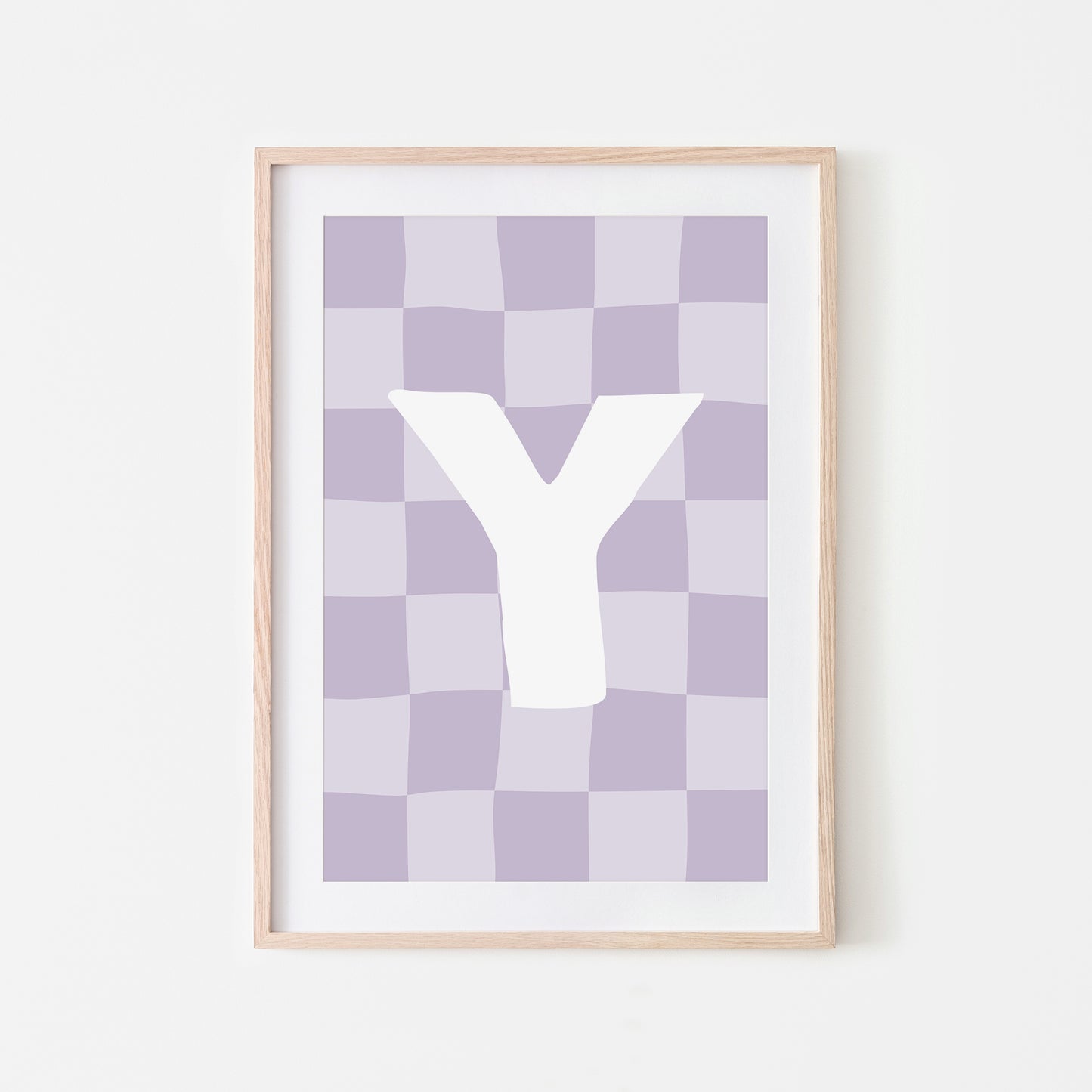 Checkered-Letters-Alphabet-Poster-Print-Letter-Y-in-Lavender