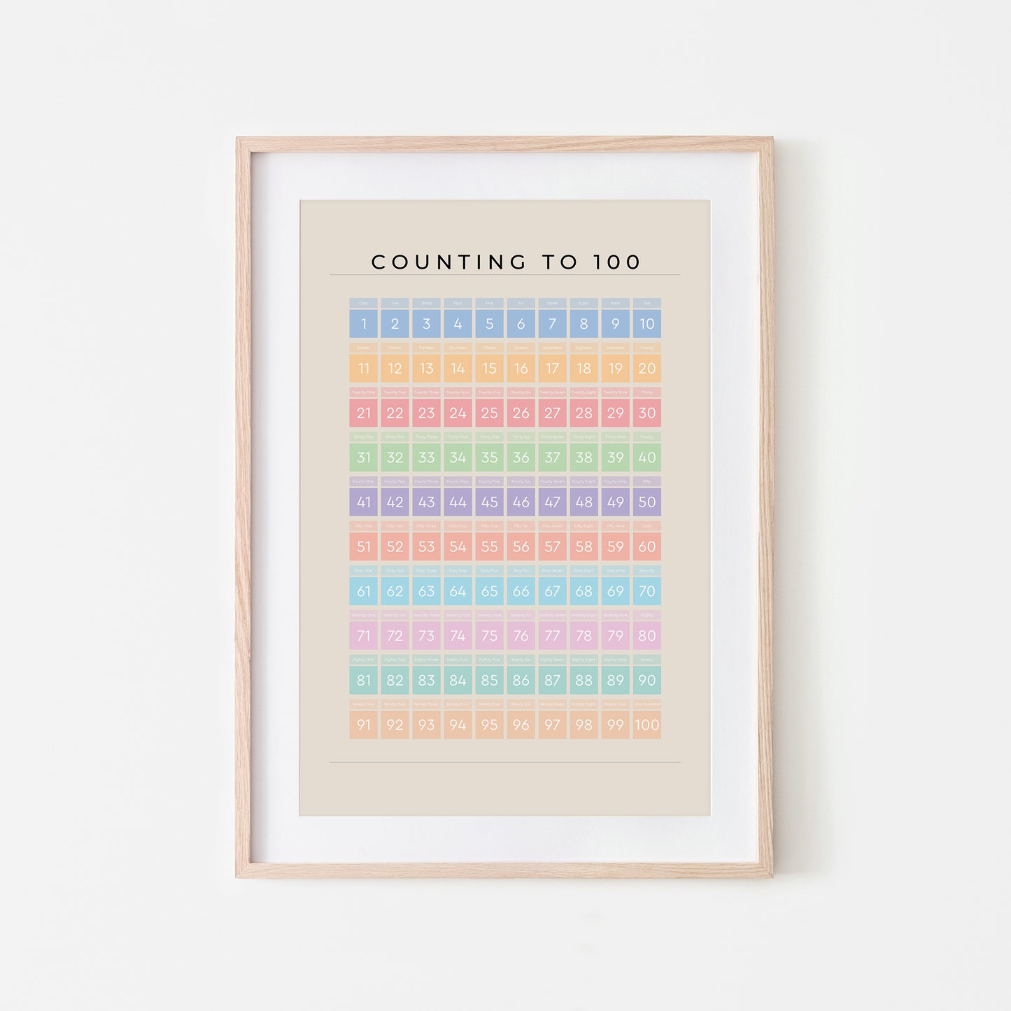 Counting-to-100-Math-Wall-Art-in-Pastel-on-Sand-Website-Main-Image
