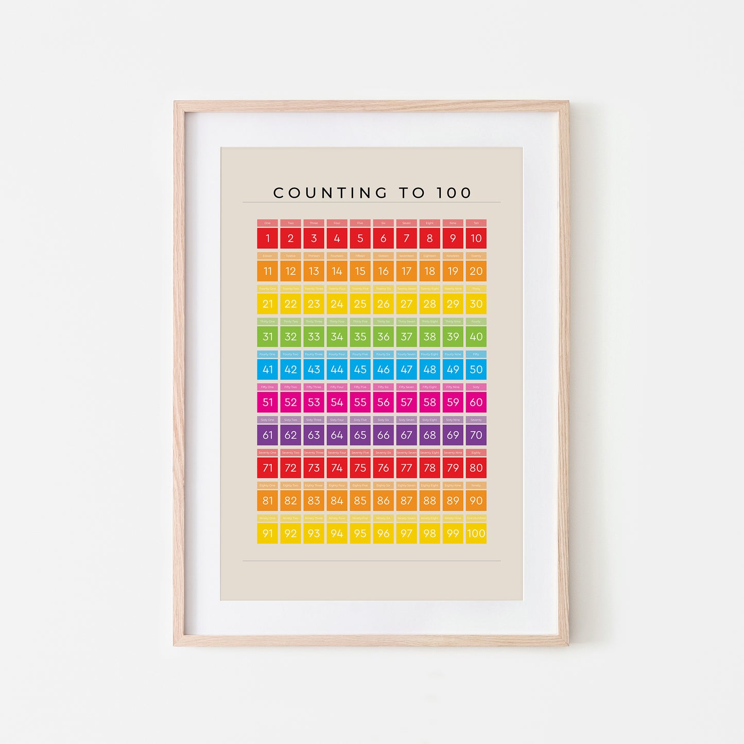 Counting-to-100-Math-Wall-Art-in-Rainbow-on-Sand-Website-Main-Image