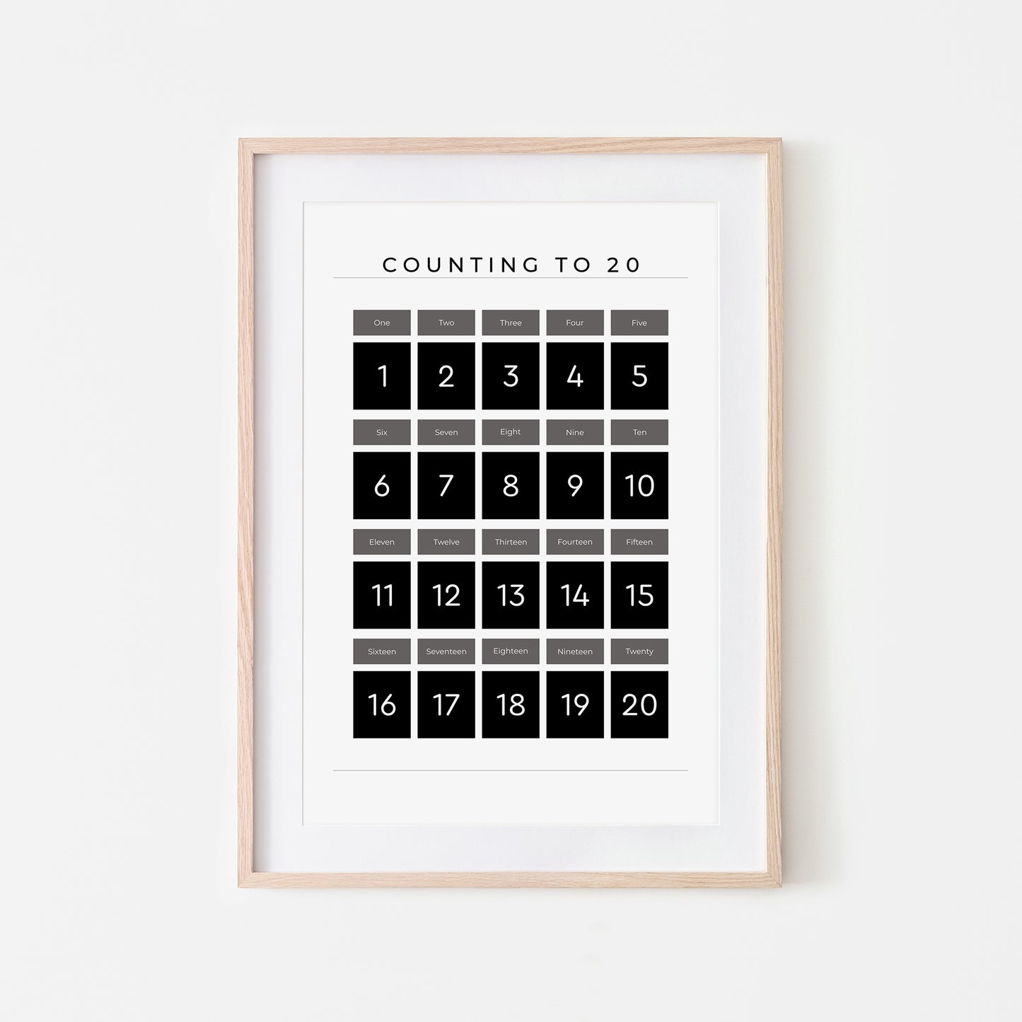 Counting-to-20-Maths-Wall-Art-Print-Website-Main-Image-Black-on-White