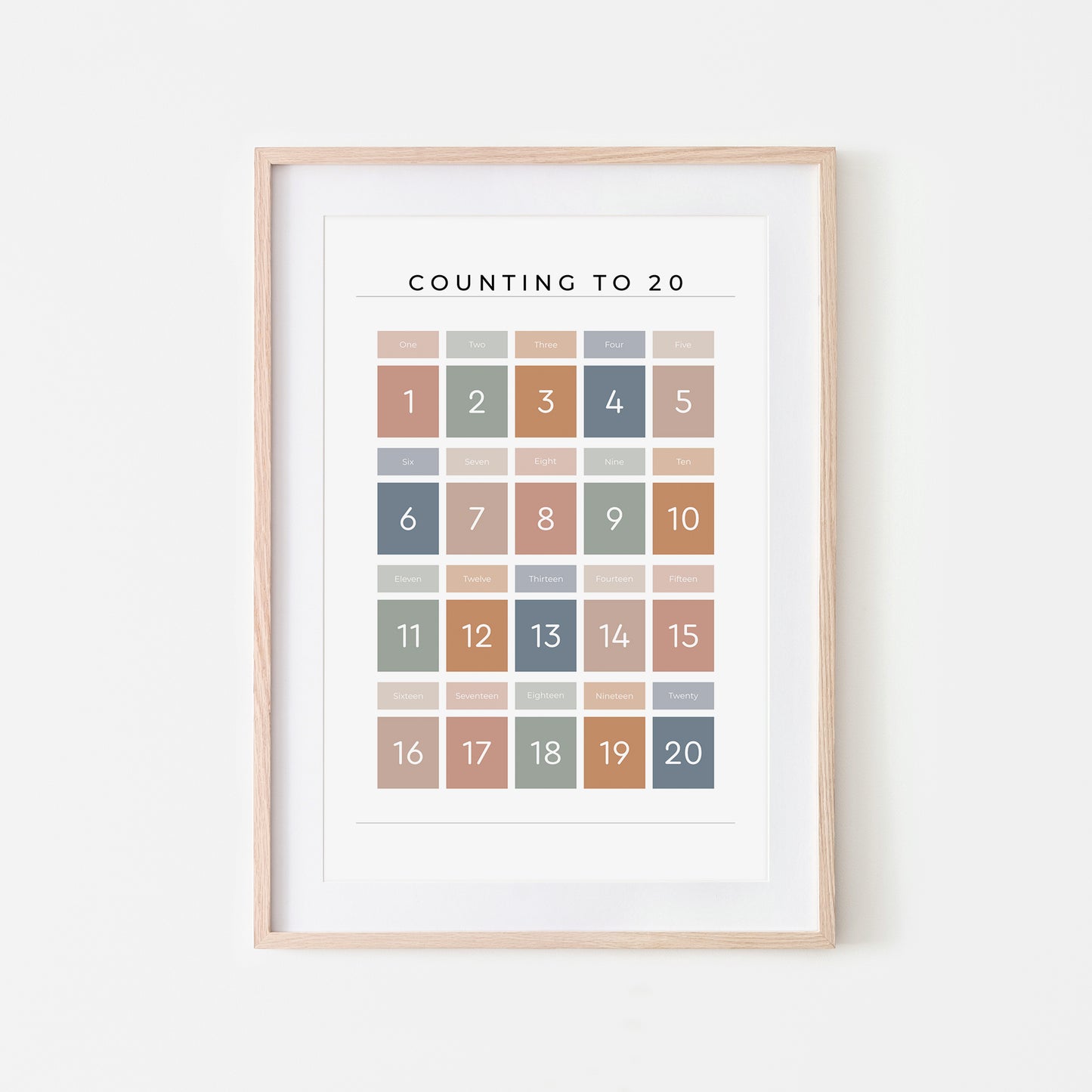 Counting-to-20-Maths-Wall-Art-Print-Website-Main-Image-Earthy-on-White