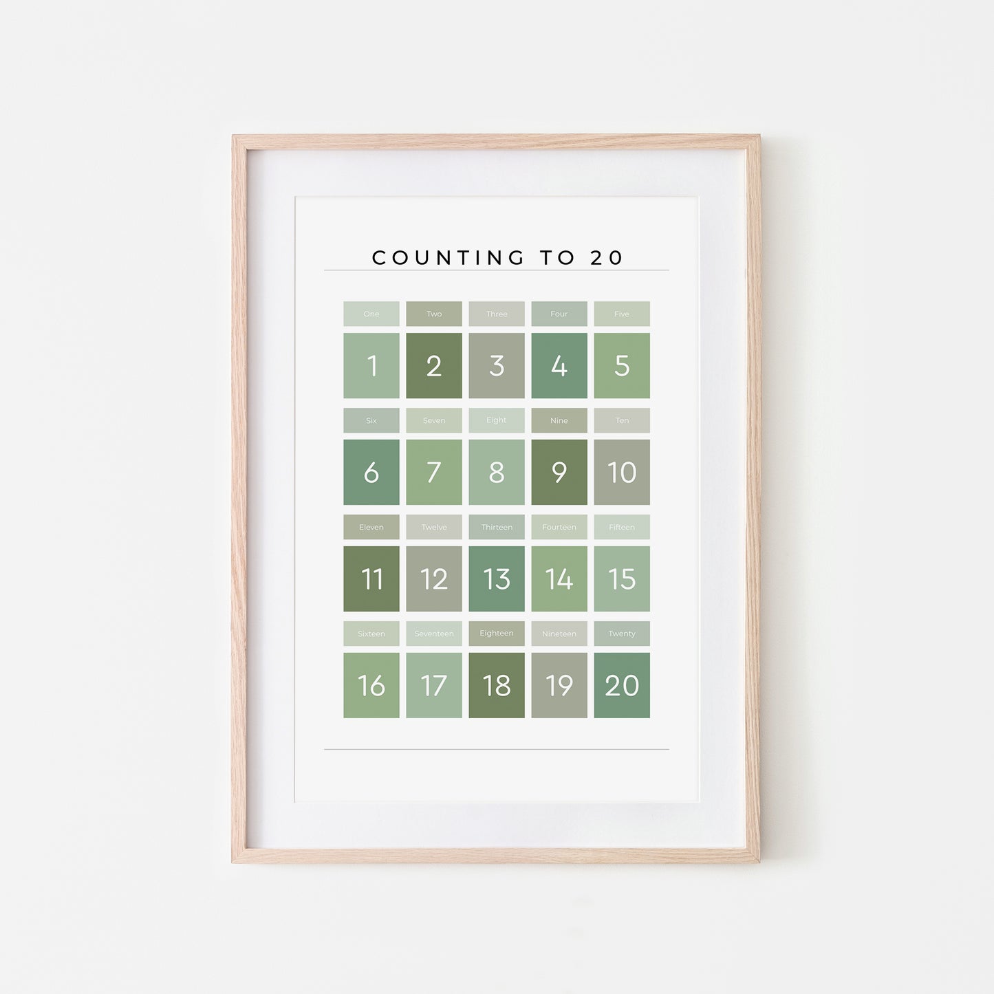 Counting-to-20-Maths-Wall-Art-Print-Website-Main-Image-Evergreen-on-White
