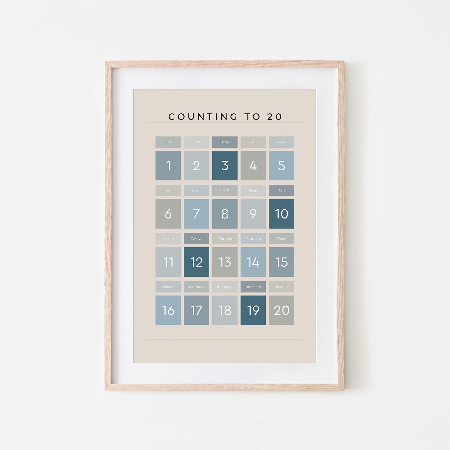 Counting-to-20-Maths-Wall-Art-Print-Website-Main-Image-Ocean-on-Sand