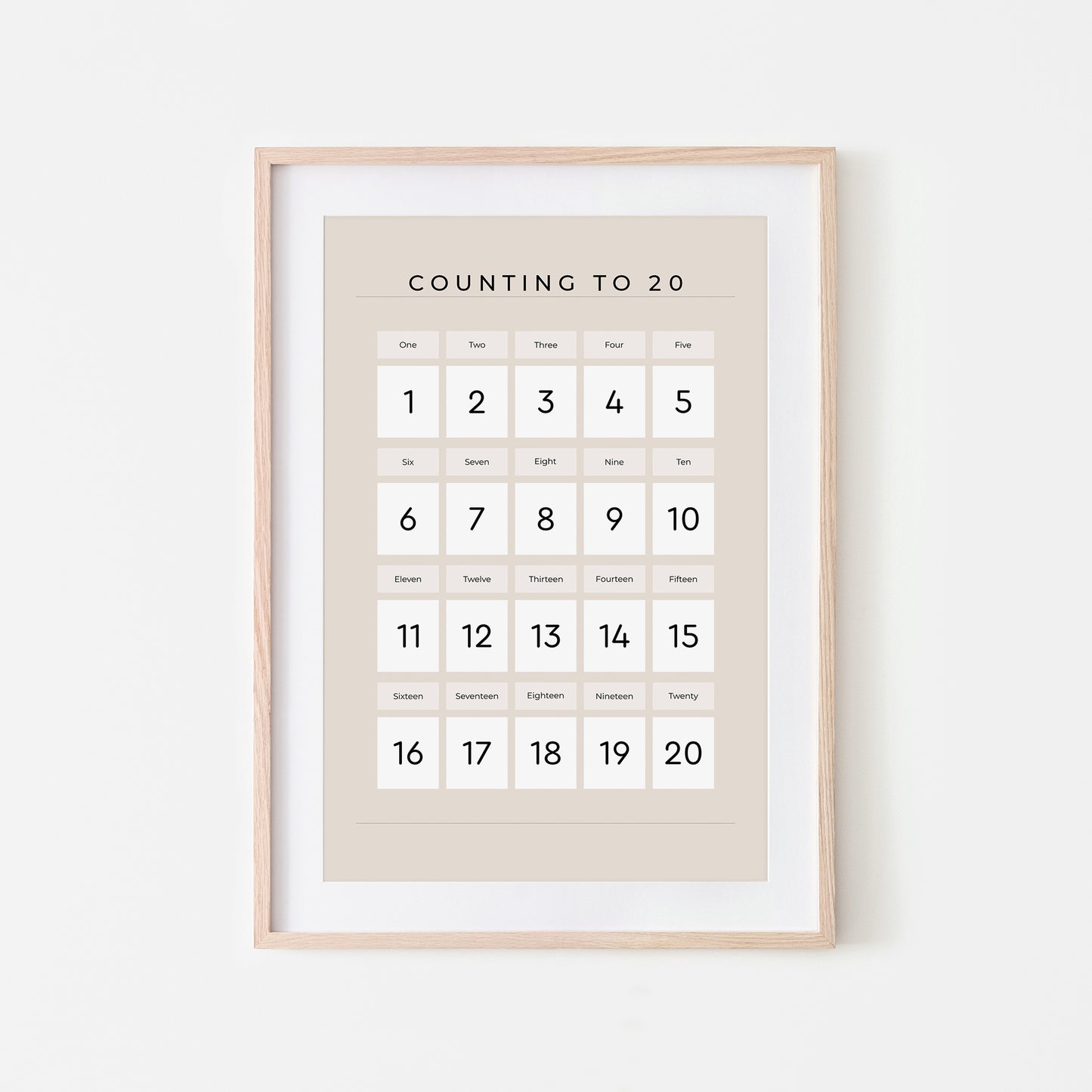 Counting-to-20-Maths-Wall-Art-Print-Website-Main-Image-White-on-Sand