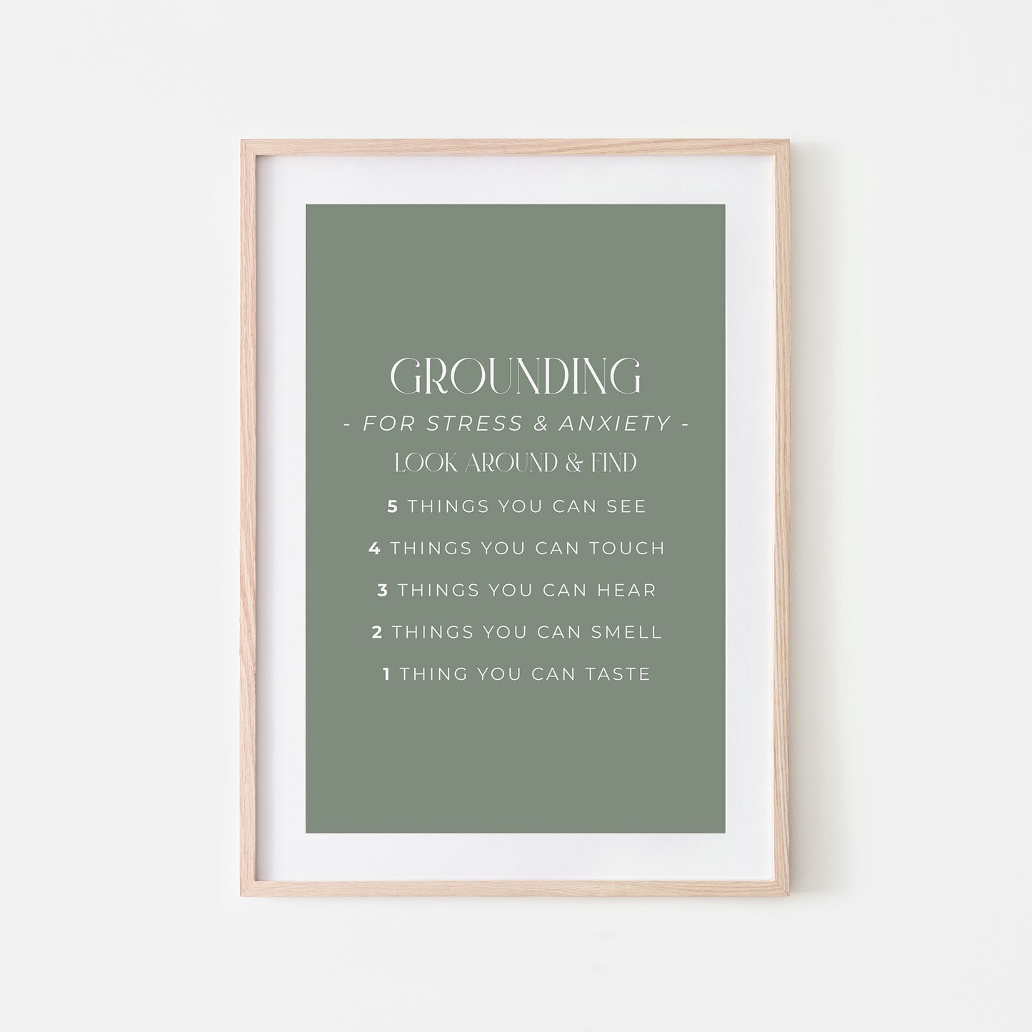 Grounding-54321-Mental-Health-Wall-Art-in-Eucalyptus