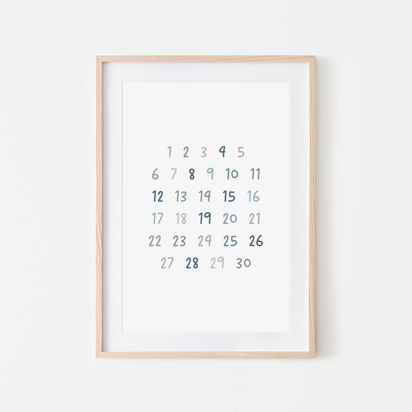 Handwritten-123-Educational-Wall-Art-in-Ocean-on-White
