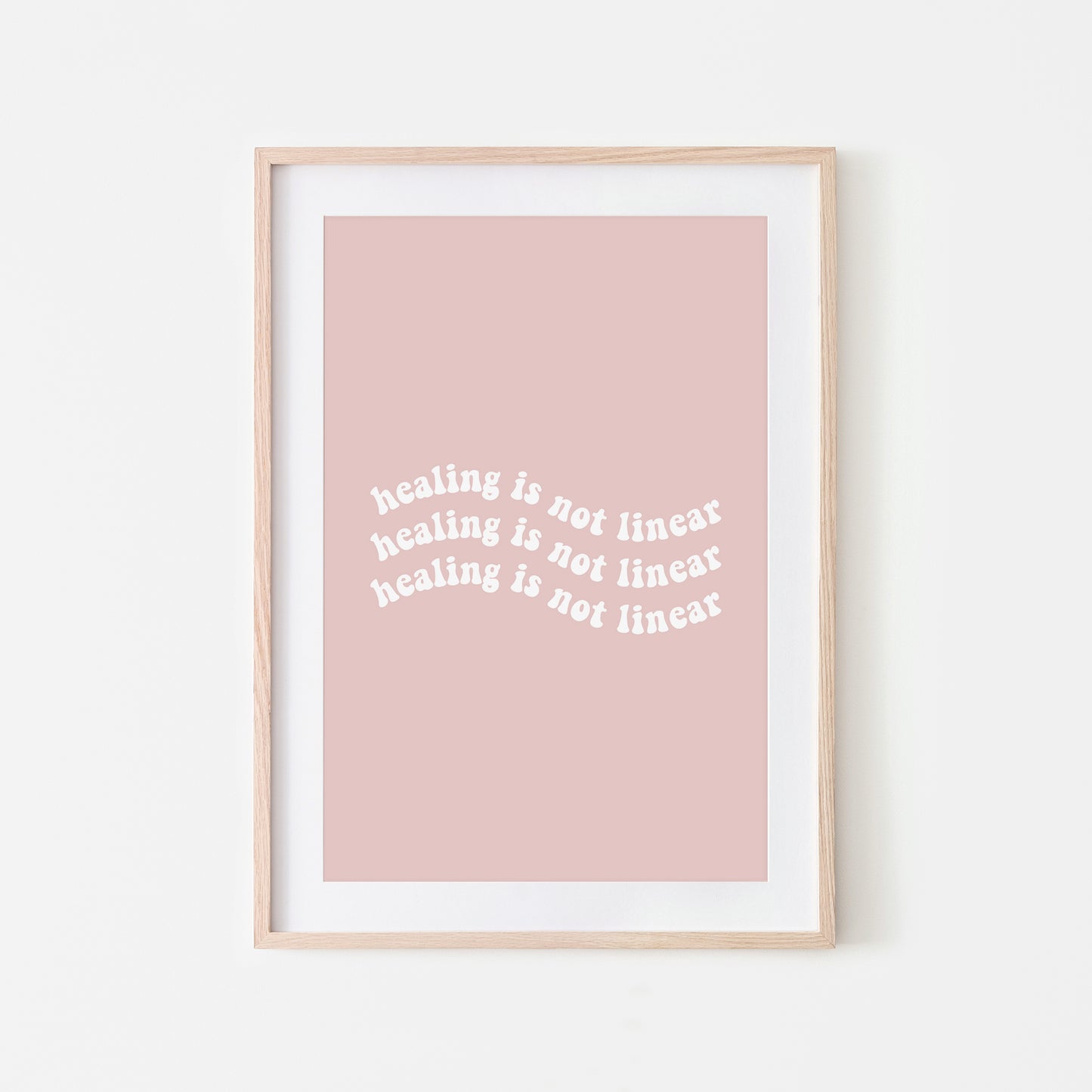 Healing-is-Not-Linear-Quote-Wall-Art-in-Blush