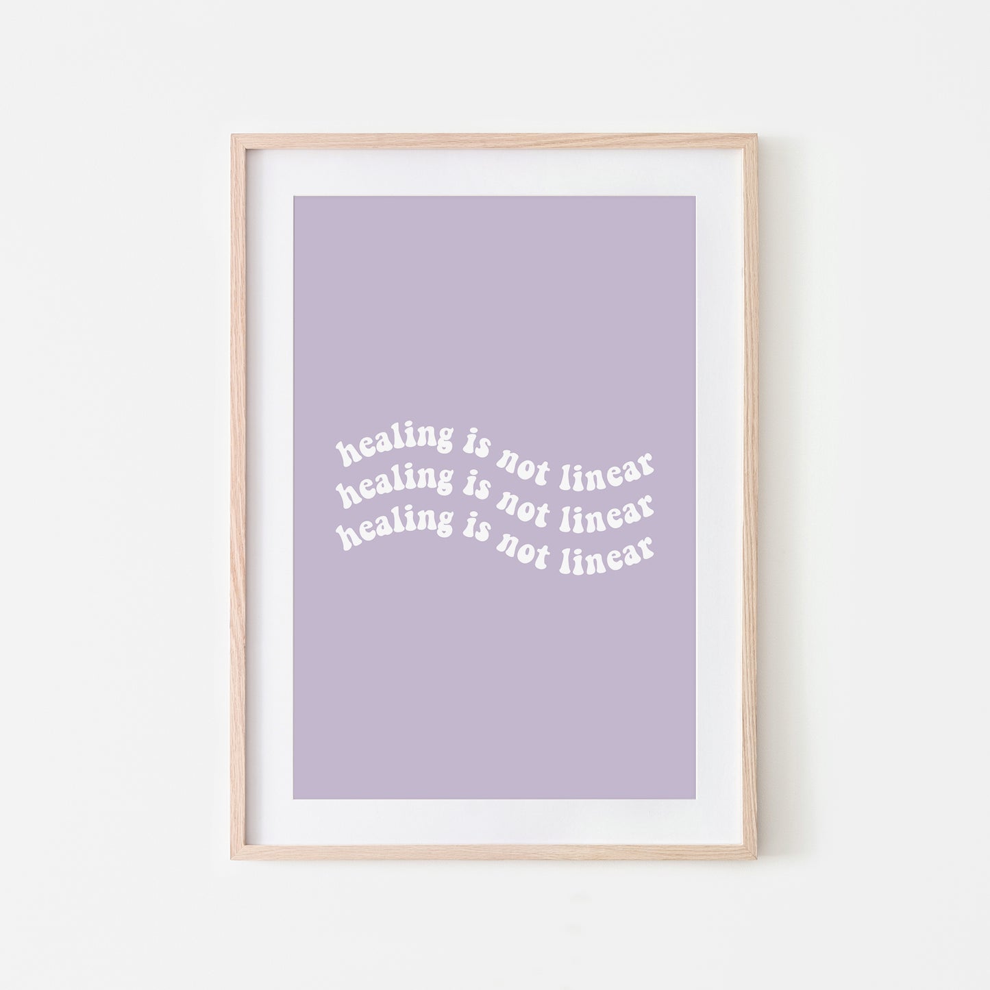 Healing-is-Not-Linear-Quote-Wall-Art-in-Lavender