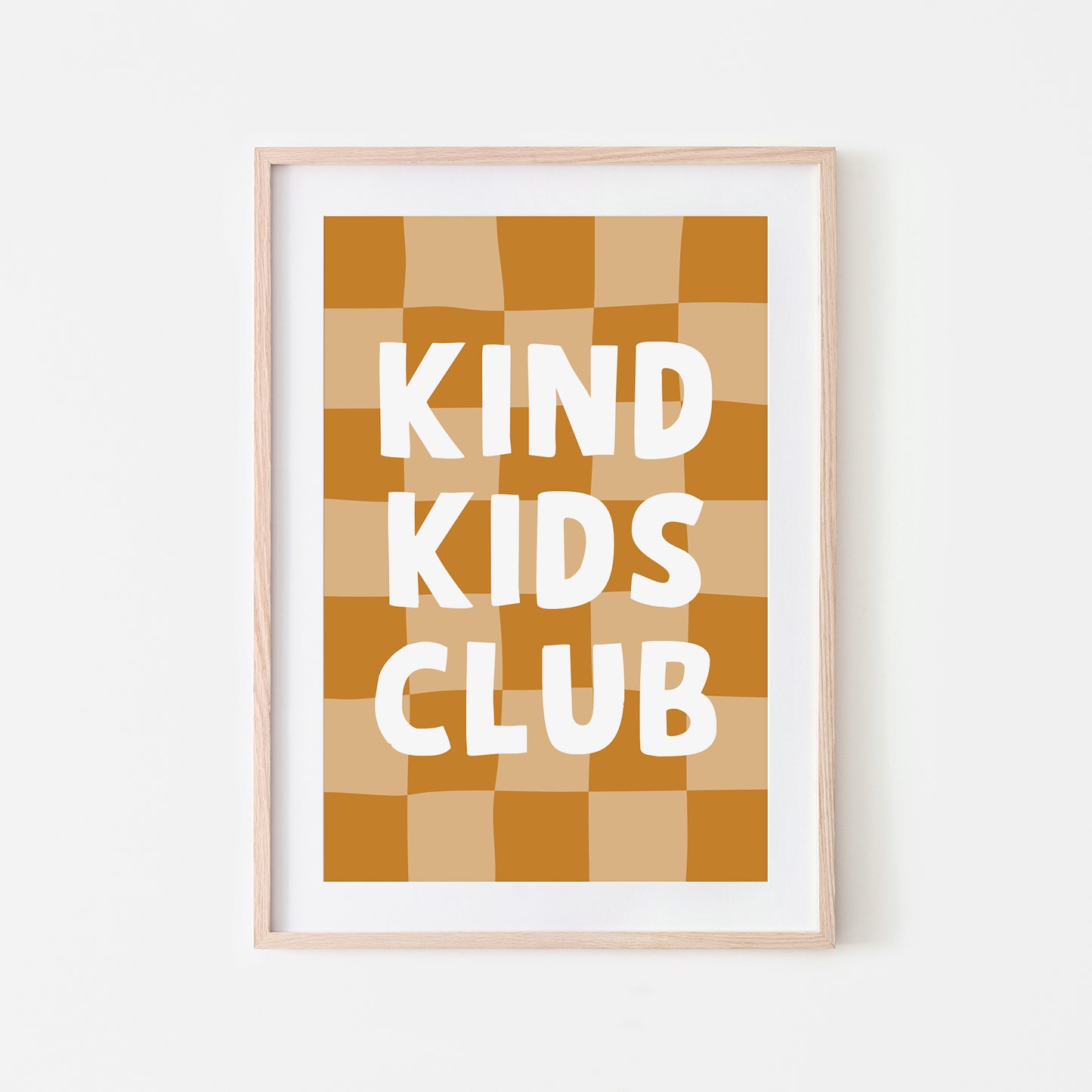 Kind-Kids-Club-Childrens-Wall-Art-Poster-in-Mustard-Website-Main-Image