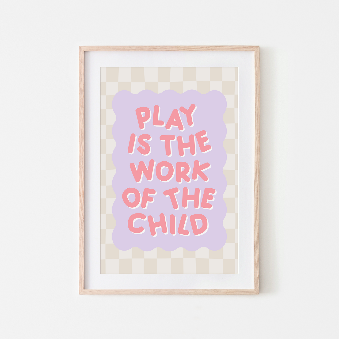Play-is-the-Work-of-the-Child-Wall-Art-Website-Bubblegum-on-Lilac