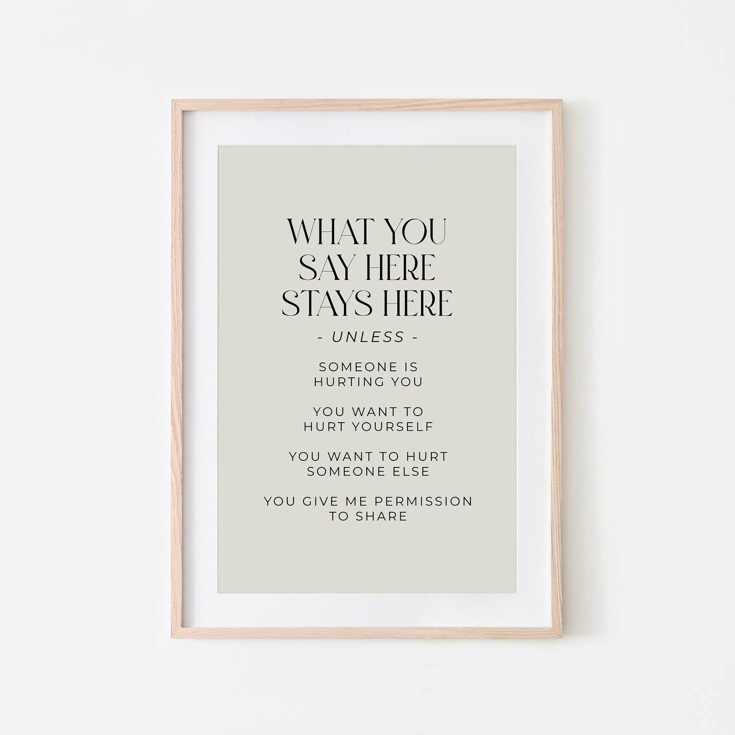 What-You-Say-Here-Stays-Here-Counselling-Wall-Art-in-Linen