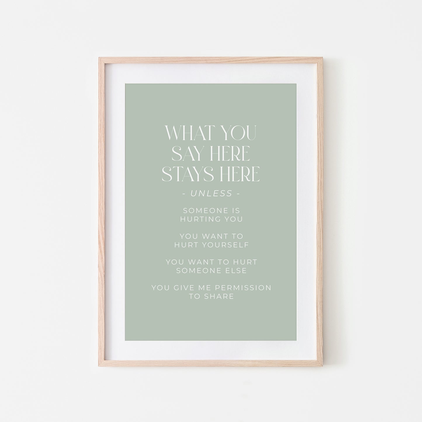What-You-Say-Here-Stays-Here-Counselling-Wall-Art-in-Mist