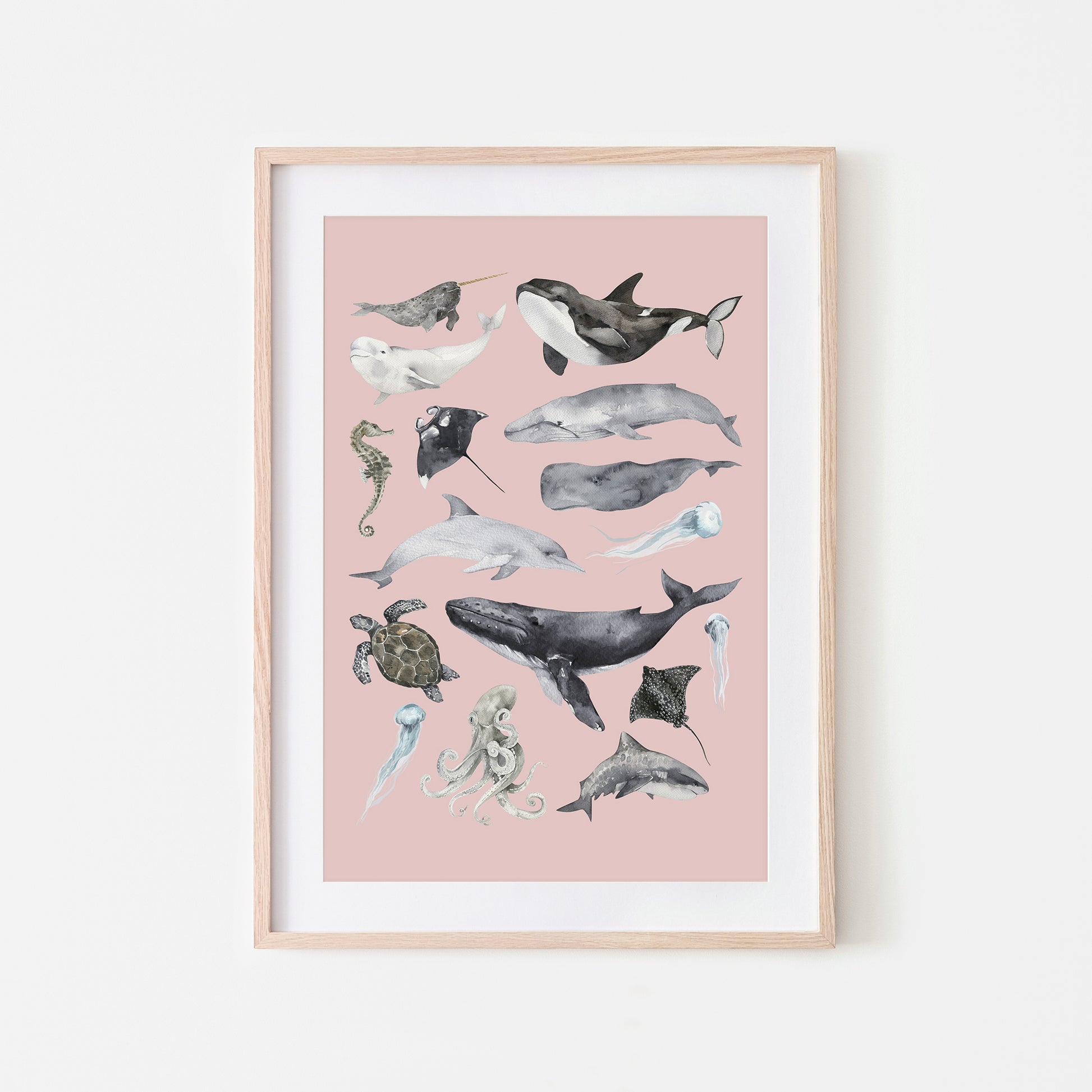 Aquatic-Watercolor-Sea-Creatures-in-Blush-Pink-Website-Main-Image