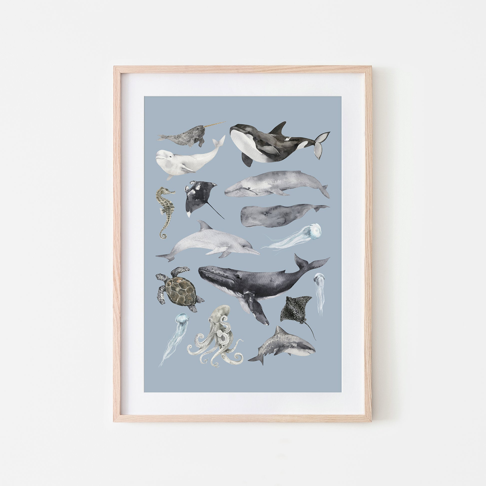 Aquatic-Watercolor-Sea-Creatures-in-Fog-Blue-Website-Main-Image