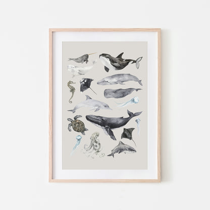 Aquatic-Watercolor-Sea-Creatures-in-Linen-Website-Main-Image