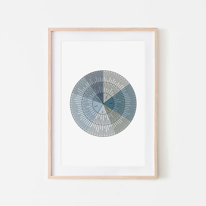 B-Feelings-Wheel-Mental-Health-Wall-Art-in-Ocean-and-Black-on-White