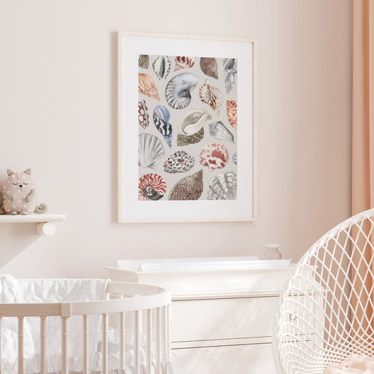Beachcombing-Watercolor-Sea-Shells-in-Linen-Main-Image