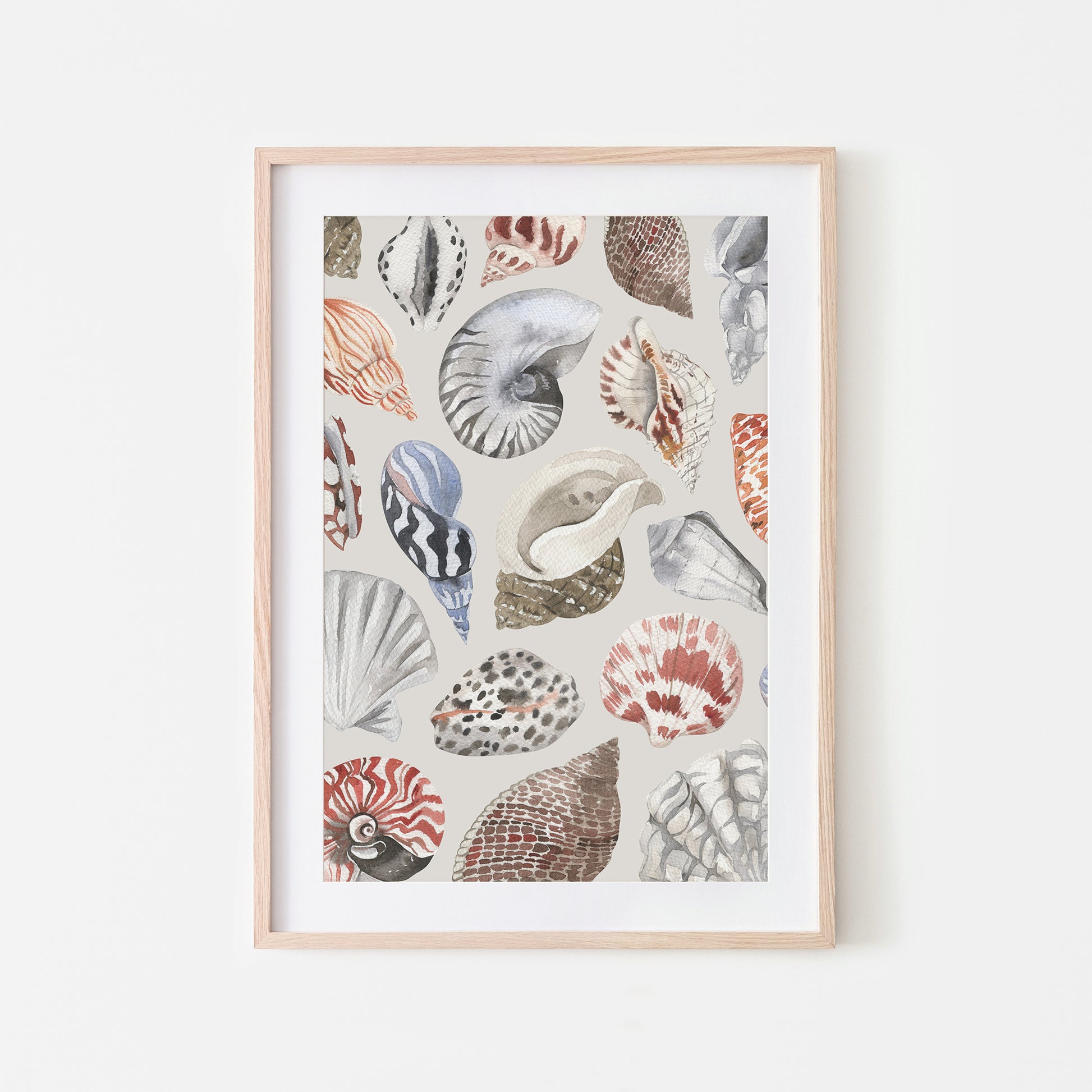 Beachcombing-Watercolor-Sea-Shells-in-Linen-Website-Main-Image