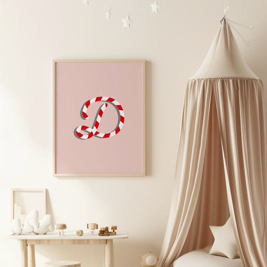 Candy-Cane-Letters-Christmas-Printable-Posters-Carnation-Pink-Letter-D